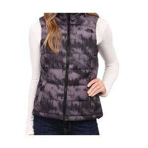 THE NORTH FACE Women's Nuptse Quilted Puffer Vest 700 Fill Dark Gray Size XS